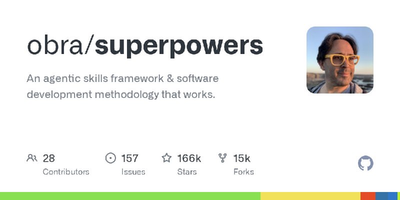 GitHub - obra/superpowers: An agentic skills framework & software development methodology that works.